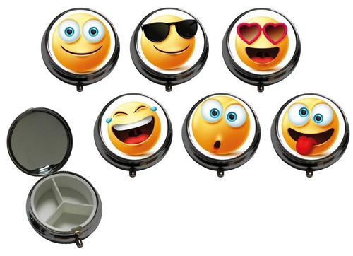 Pillendose lustige gesichter - pillendose,