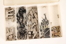 Richtknöpfe Stellschrauben Sperrfeder Wecker Schlüssel Leucht-Zeiger Konvolut