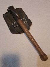 Bundeswehr Klappspaten alter Art Originallack gebraucht 1968