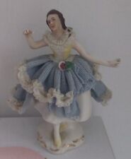 VINTAGE.DRESDEN.MARTHA BUDICH FIGUR.V.SELTENE GRÜNE MARK.C 1951.