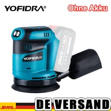 5 Zoll Akku-Exzenterschleifer 3 Gänge Elektrischer Schleifer Für Makita 18V Akku