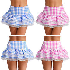 Damen Rock Lolita Miniröcke Japanisch Unterrock Flirty Minirock French Röcke