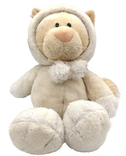 Nici Snow Cats Schneekatze Bommelmütze Weiß Plüschtier 35 cm