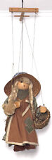 Marionette von Ursula Gehlmann Münsterland Holz Handarbeit 80er Jahre ✅