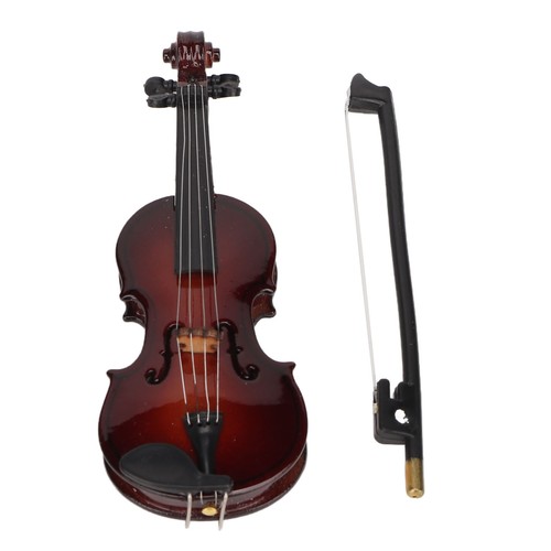 Wooden miniature violin - miniature, with