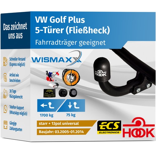 Anhängerkupplung für golf - anhÄngerkupplung,