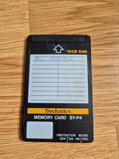 Technics SY-P4 Memory Card -
