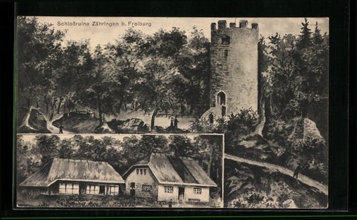 Freiburg ansichtskarte - freiburg,,
