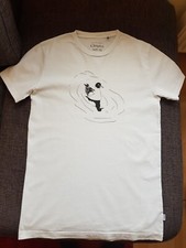 Weißes Cleptomanicx, Clepto T-Shirt, Größe XS, sehr gut, 100% Baumwolle