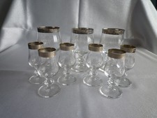 9x Glas Schnaps-und Weinglas