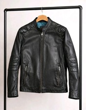 Hugo Boss Lederjacke, Schwarz