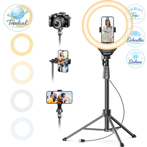 Ringlicht zoll mit stativ - 12,