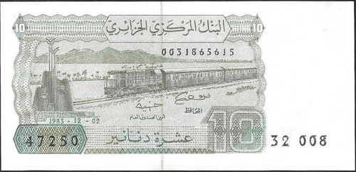 Algerien banknote dinar - algerien,