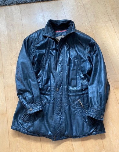 Schwarze lederjacke herren - schwarze,