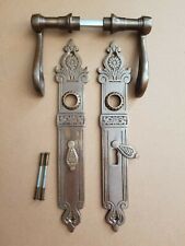 Antik Messing Türbeschlag BB 72 Türgriffe Türklinken Jugendstil S112-1A