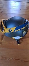 Alpina Skihelm Größe 57-61,  mit SCOTT- Brille Oliv
