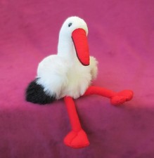 Plüschstorch storch stofftier - storch,