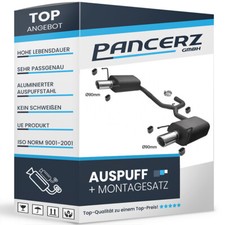 Sportauspuff Duplex 2x90mm für ALFA ROMEO 159 1.9 2.0 2.4 JTDM 2005-2011