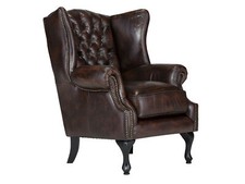Sessel Chesterfield Echtleder