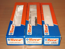 3 x ROCO H0 DAMPFLOK 43288 43263 43538 KROKODIL LEERVERPACKUNG in TOP