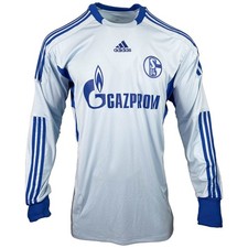 Adidas FC Schalke 04 Trikot Torwart LS langarm S04 Saison 2011/2012 XXL 2XL Blau