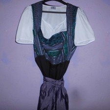 Dirndl Trachtenkleid H.Moser Salzburg Gams Bock Gr. 42 Oktoberfest Fest Trachten