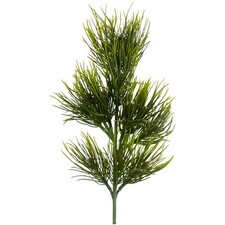 Künstlicher Kiefernzweig 46cm. Kunstpflanze Kiefer Winterdeko Tannenzweig GRÜN