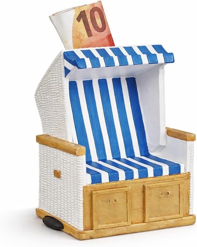Strandkorb spardose - strandkorb,