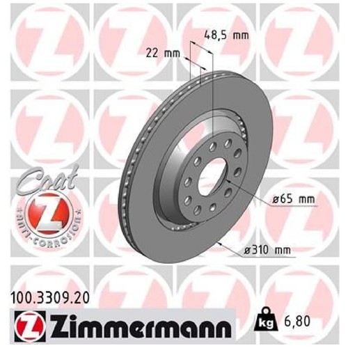 Zimmermann scheibenbremse - 2x,
