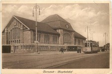 Darmstadt - Hauptbahnhof mit