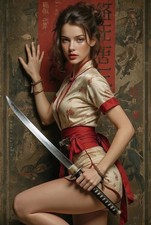 Retro Blechschild PIN UP GIRL