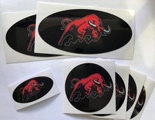 Folie Red Stier 7 Teilig für KIA Emblem Grill Heck Lenkrad Alufelgen Typ K4