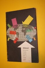 1959er Renault Händlerverzeichnis 4CV Dauphine Juvaquatre Fregate 