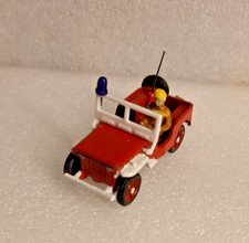 SIKU Plastik V 92 Jeep  -Umbau Airport-Feuerwehr ELW -  code 3, Repro-Teil,  #2