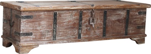Vintage holzbox holztruhe - vintage, im