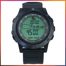 Sport Schiedsrichteruhr mit großem Display und Luminous Funktionen - Schwarz