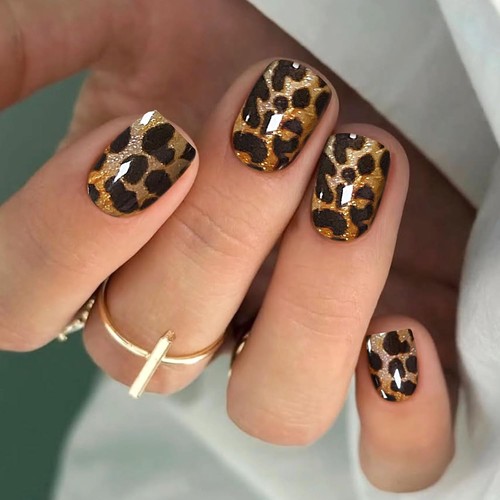 Nagelfolie leopardenmuster - nagelfolie,