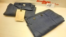 ARBEITSANZUG DDR NEU ETIKETT VEB BEKLEIDUNGSWERKE FALKENSTEIN HOSE JACKE BLAU