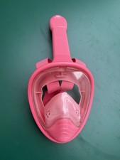 Schwimmmaske Brille Schnorcheln Rosa Top Zustand Junior Meeresschildkröte