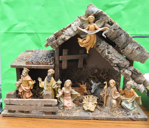 Krippe weihnachtskrippe holz - krippe,