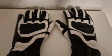Motorrad Handschuhe VANUCCI Motorradhandschuhe Schwarz Weiß Herren/Damen Größe M