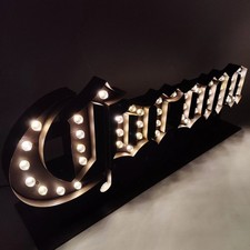 Corona leuchtreklame - leuchtreklame, /