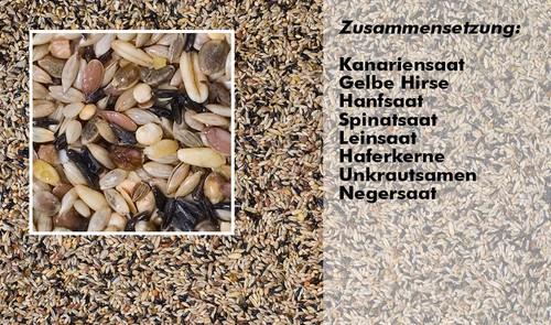 4kg kanarien vogelfutter - 4kg,