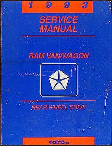 1993 dodge ram van shop - dodge,