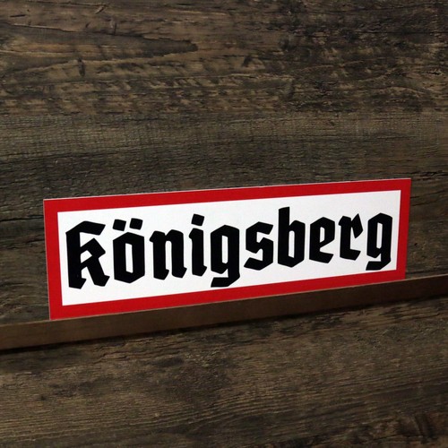 Schild königsberg wegweiser - königsberg,