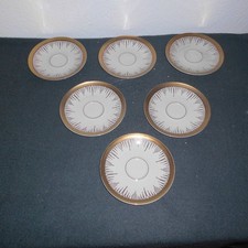 6 x alte Unterteller Teller