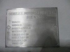 Nameplate General Motors