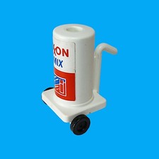 Playmobil - Tankstelle - Tankwagen Mischwagen Tank - weiß - EXXON MIX