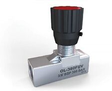 1/2" Drosselrückschlagventil Hydraulik Regelventil Pneumatisch Rückschlagventil#