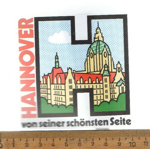 Alter aufkleber hannover - aufkleber,